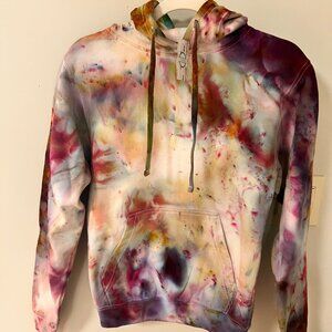 NWT - Tie Dye Unisex Hoodie | Retro Lounge Wear Apparel